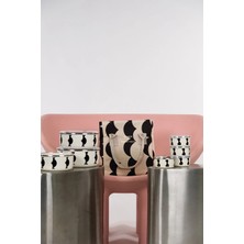 Emaylabxpeppythings Milky 3’lü Set – Siyah-Beyaz Emaye Saklama Kabı ve Termal Taşıma Çantası 10 Litre