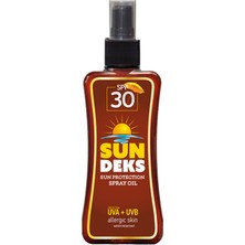 Selmaks Sundeks Spf 30 Güneş Koruyucu Yağ ( Allergic Skin )200 ml