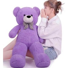 Odea Sevimli Peluş Ayı ile 80 cm Hediye Seçeneği, Papyonlu