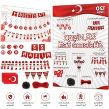 Odea 120 Parça 23 Nisan Süsleme Seti, Okul Dekorasyon Paketi