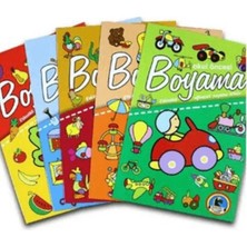 Matra Okul Öncesi Boyama - Etkinlikli Eğlenceli Dev Boyama Kitabı (5 Takım)