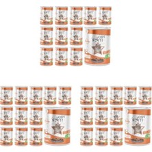 Odea Somonlu ve Jöleli Konserve Kedi Maması, 12 x 400 gr
