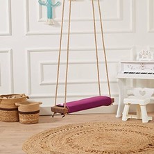 Odea Klasik Mor Ahşap Piknik Salıncağı, Bahçe ve Ev Için Uygun