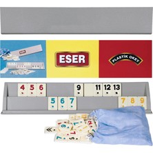Yetişkin Büyük Boy Plastik Okey Takımı ( Lisinya )