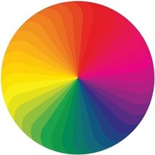Odea 570 Parça Renk Paleti Temalı Yuvarlak Puzzle Seti