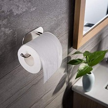Odea Paslanmaz Çelik Yapışkanlı Tuvalet Kağıtlığı - Modern Tasarım