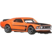 Odea 69 Ford Mustang Boss 302 Diecast Model Araç, Hot Wheels