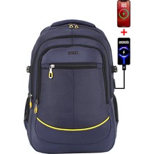 Case Club Büyük Boy Seyahat Günlük Sırt Çantası 60 Litre 17,3 Inç Su Dayanıklı Kumaş Dada 09