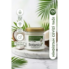Botanica %100 Saf Hindistan Cevizi Yağı Soğuk Sıkım Saç Maskesi Cilt Nemlendirici Doğal Bitkisel 100 ml