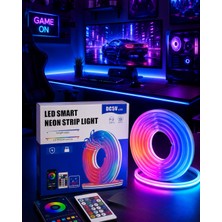 Rgb Neon LED Şerit Işık Kumandalı USB Girişli Su Geçirmez Şerit LED - Lisinya