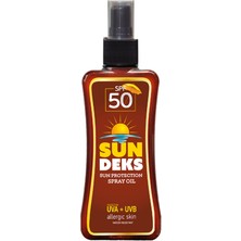 Selmaks Sundeks Spf 50 Güneş Koruyucu Yağ ( Allergic Skin )200 ml