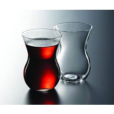 Odea 6 Parça Cam Çay Bardağı, 145 cc Şeffaf Tasarım