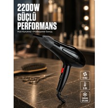 Soğuk Üfleme Özellikli 2200W Profesyonel Fön Makinesi - Lisinya