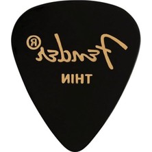 Odea Premium Gitar Penasının 1 Adeti, Ince Siyah Şekil