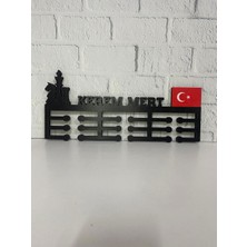 14 Design Kişiye Özel Satranç Madalya Askısı - 3D Baskı Bayraklı - 10 mm Kalınlıkta Mdf – Sporcu Askılığı