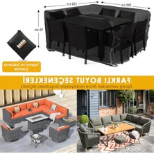 Odea Su Geçirmez Bahçe Mobilyası Örtüsü, 250X250X90CM, Dayanıklı Oxford Kumaş