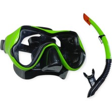 Star Diving Dalış Maskesi ve Snorkel Yetişkin - 51714-YEŞİL (Lisinya)