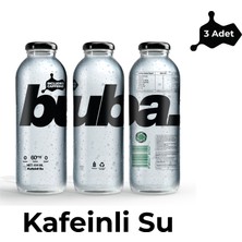 Buba Kafeinli Su (3 Adet) | 60 Mg Kafein, Şekersiz ve Kalorisiz Kafeinli Su