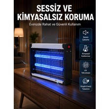 Uv Işıklı Elektrikli Sinek ve Uçan Haşere Öldürücü Ev, Ofis ve Işletmeler Için - Lisinya