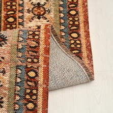 Cinka Home Koru -Mavi / Kiremit-Oturma Odası,salon- Robot Süpürgeye Uyumlu -Kolay Temizlenebilir