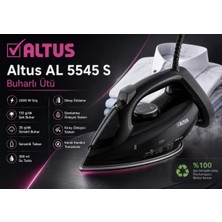 Altus 5545 S 2400 W Seramik Tabanlı Buharlı Ütü