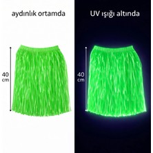 Hace Bazaar Neon Yeşil Hawaii Parti Eteği 40 cm (4887)