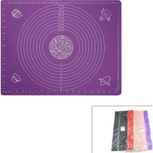 Hace Bazaar Dikdörtgen 45X65CM Renkli Silikon Hamur Matı Ölçek Çizimli 220GR Herhangi Bir Renk Gönderilir (4887)