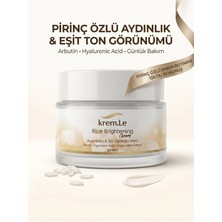 krem.Le Pirinç Özlü Cilt Beyazlatıcı Aydınlatıcı Ton Eşitleyici Bakım Kremi | Rice Brightening Cream 50ml