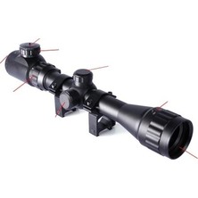 Magicool Nikula 3-9X32AOEG Çift Işık Kırmızı Yeşil Kaynaklı Tüfek Dürbünü