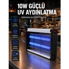Elektrikli Uv Sinek Öldürücü Lamba 10W Sessiz ve Kimyasalsız Haşere Kontrol Cihazı - Lisinya