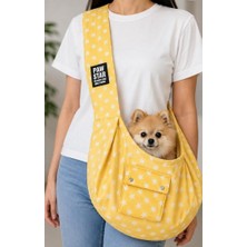 Pawstar  Sarı Beyaz Yıldızlı Crossbody Çanta