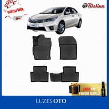 Rizline Toyota Corolla Sedan  3D Havuzlu Paspas 2017 Model Uyumlu