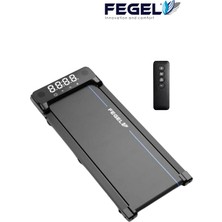 Fegel FG-11 Uygulama Destekli Bluetooth Hoparlörlü Uzaktan Kumandalı Koşu ve Yürüyüş Bandı 1.5 HP