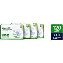 Flexi Life Plus Yetişkin Hasta Bezi Büyük Boy (L) 30'lu x 4'lü Paket