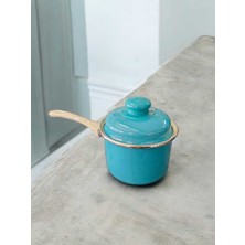 Empressco Sütlük & Sosluk & Yumurta Haşlama Tenceresi Mini Turkuaz ( 0,9 Lt )