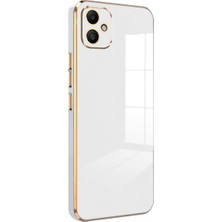 Magicool Samsung Galaxy A05 Kılıf Volet Silikon - Beyaz