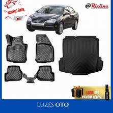 Rizline Volkswagen Jetta 3D Havuzlu Paspas ve Bagaj Havuzu 2010 Model Uyumlu