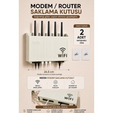 Zefrimo Modem Router Saklama Kutusu Kablo Düzenleyici Duvar Tipi Wifi Pleksi Tasarım Modem Gizleme Kutusu