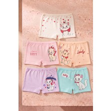 Bony Socks Kız Çocuk Kedili 5'li Boxer
