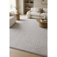 Cinka Home Vega Gri Sade Modern Sisal Görünümlü Salon Oturma Odası Koridor Halısı Robot Süpürge Uyumlu Kolay Te