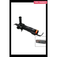 HBG Markt 1200W Güçlü 125MM Disk Çaplı 11000/MIN Siyah Turuncu Spiral Taşlama