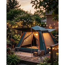 Datatek Geniş Aile Kamp Çadırı 240X210 cm Güneşlikli Otomatik Kurulum Outdoor Çadır