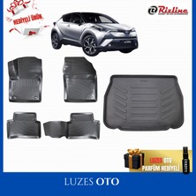 Rizline Toyota CHR 3D Havuzlu Paspas ve Bagaj Havuzu 2021 Model Uyumlu