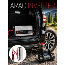 Datatek 2000W Araç Inverter Aküden Güç Dönüştürücü Elektrik Üreten Taşınabilir