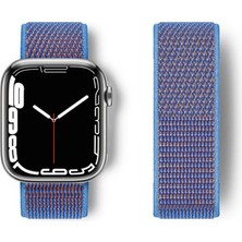 Magicool Watch 42MM Hasırlı Cırtcırtlı Kordon - Mor
