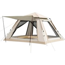 Datatek Güneşlikli Kamp Çadırı 240X240X160 cm 6 Kişilik Kolay Kurulum Outdoor
