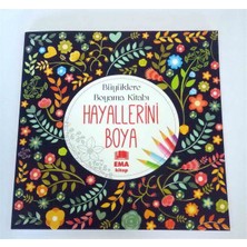 Lisinya Büyükler Için Boyama Kitap Hayallerini Boya