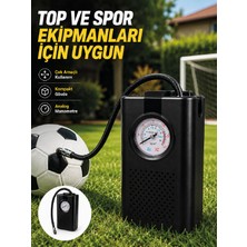 Çok Amaçlı Taşınabilir Hava Pompası Araç Bisiklet Top Lastik Şişirme Pompası - Lisinya