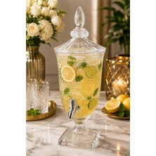 Cam Sebil, Şerbetlik, Limonatalık, Detoks Sürahisi 2 Litre