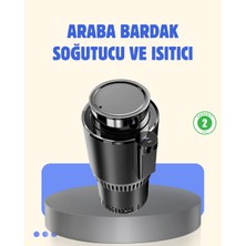 Araç Içi Akıllı Bardaklık Isıtıcı Soğutucu Dijital Ekranlı - Lisinya